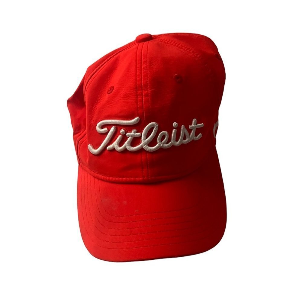 Titleist Orange White Hat